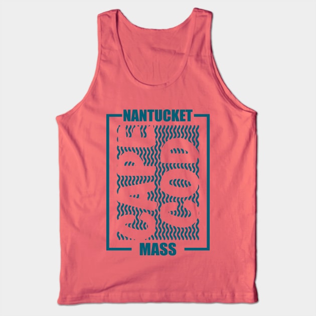 Cape Cod Villages - NANTUCKET Tank Top by Cape Cod Peninsula